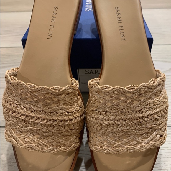 Sarah Flint Lisa Raffia Sandals - Picture 2 of 6
